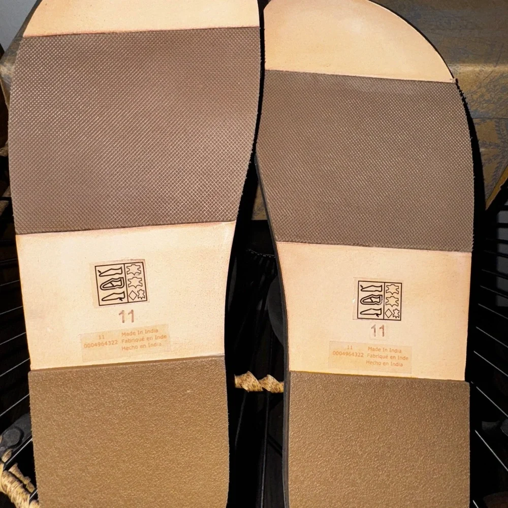Free People Black Hadden Sandal Size 11 - Picture 8 of 8